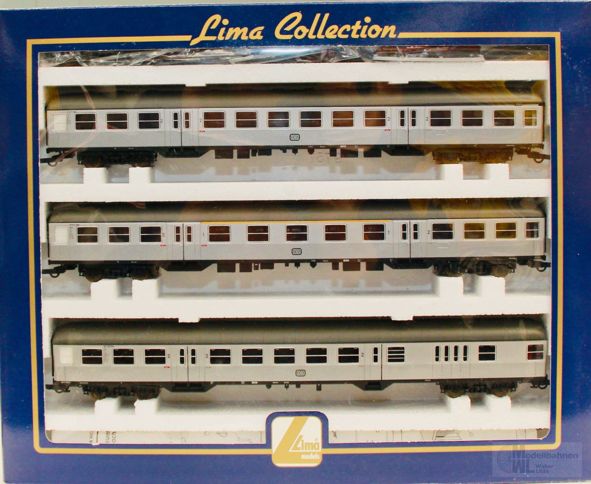 Lima 145827 - LIMA - Silberling Wagen Set DB 3.tlg. H0/GL
